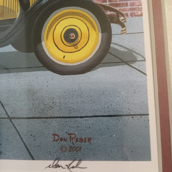 RARE Vintage Don Reber Signed, Limited, Giclee ,Matted , Sealed 17x14” # 5/400 - Picture 8 of 8